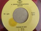 TERRIFIED Crown International Radio Movie Spot Disc Red Wax