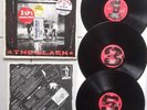 THE CLASH * SANDINISTA   * 1980 TRIPLE LP with BOOKLET  * RARES FRENCH STICKERS