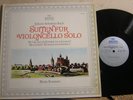 Archiv 198 186 FOURNIER JS BACH Suites nos.1 & 2 for Cello Solo 1970s NM