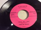JOHN LEE HOOKER-LAUREN 362-LOST MY JOB/DEEP DOWN IN MY HEART-BLUES 45 1961