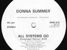 Donna Summer Vinyl - All Systems Go (Extended Remix) (12