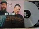 SIGNED Sleaford Mods UK GRIM Silver Vinyl Autographed on Sleeve with Lyrics