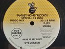 Sylvester - Here Is My Love - OG 1981 PROMO - FANTASY HONEY - EX - RARE DISCO