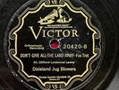 DIXIELAND JUG BLOWERS - ‘DON’T GIVE ALL THE LARD AWAY’ VICTOR 78