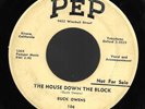 Buck Owens 45 PEP 106 The House Down The Block DJ 1956 VG