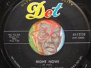 HEAR Don & Roses 45 Right Now/Since You Went rockabilly rocker NM- Eddie Cochran