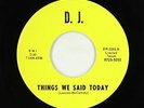 Garage 45 - Unknown Artist - Things We Said Today - D.J. - VG+ mp3 - obscure