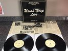 DOUBLE VINYL LP URIAH HEEP LIVE JANUARY 1973 ISLD 1 UK 1ST PRESS NEAR MINT