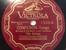 Tito Schipa -  10” Victrola 1533 - 78 rpm record - Confesion / Napule Tango