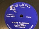 LATIN Miami 78 RPM Jose Fajardo - Alegre Pachanga 9169 E