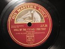 JAZZ KING OLIVER ORCHESTRA Call Of The Freaks HMV  J.F. 36   E+
