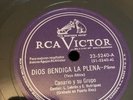 LATIN PUERTO RICO Rca Victor 78 RPM Canario y su Grupo - Dios Bendiga 23-5240 E