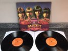 DOUBLE VINYL LP THE SWEET ALBUM STRUNG UP LIVE/STUDIO SPC 0001 UK 1ST PRESS 1975