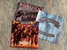 3-LP-Lot Bon Jovi Slippery When Wet, New Jersey, Blaze of Glory +OIS Top Zustand
