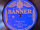 Banner CALIFORNIA RAMBLERS Tiger Rag/Delirium  1927 Jazz 78 rpm E