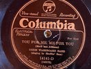 Columbia 14141D Dixie Washboard Band ME FOR YOU 78 rpm  E+ 1926 E-/V+ JAZZ