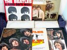 THE BEATLES Eight Orig Capitol/Apple/UA LP's White Album etc Avg/Worn/Filler Lot