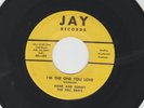 ROCKABILLY / TEEN 45 - HANK AND SONNY PELL- IM THE ONE YOU LOVE - HEAR  1959 JAY