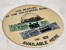 THE BEATLES AT THE HOLLYWOOD BOWL original large BEATLES PIN