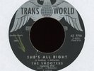 Soul 45 - The Shooters - She's All Right on Trans World Otis Redding