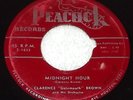 CLARENCE GATEMOUTH BROWN Midnight Hour /For Now So Long 1954 Original PEACOCK 45