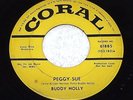 Buddy Holly Peggy Sue / Everyday 1957 Rockabilly CORAL 62885 Yellow Promo