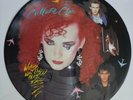 Culture club Waking up with the house on fire PICTURE DISC  LP UK + lyric sheet