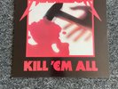 Metallica - Kill 'Em All 1983 COLOURED VINYL MFN7 Ex/Ex
