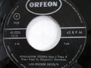 LOS ROCKIN DEVIL'S 45 Operacion Tijera / Maestro Con Carino VG++ MEXICO  Mc 1876