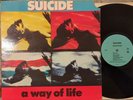 SUICIDE A Way Of Life Vinyl Album LP '89 Wax Trax Promo Post Punk Industrial GD+