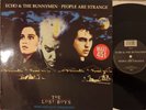 ECHO & THE BUNNYMEN: PEOPLE ARE STRANGE 1988 UK 12” Vinyl +3 LIVE TRX GD+ fr/shp