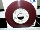 BOB DYLAN LIKE A ROLLING STONE PARTS 1+ 2 WHITE LABEL PROMO 45 RED VINYL VG-