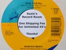 Neil Young Harvest Moon / Old King RARE VG+ to EX- Jukebox 45 7