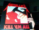 METALLICA kill 'em all VINYL RECORD ALBUM
