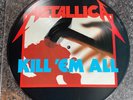 Lp Metallica Kill 'Em All Limited Edition Picture Disc Vinyl Record MFN 7 P
