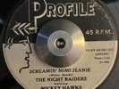 NIGHT RAIDERS feat. MICKEY HAWKS - Screamin' Mimi Jeanie b/w I'm Lost (Profile)