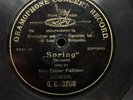 AMERICAN SOPRANO ESTHER PALLISER - ’SPRING’ LONDON 1902 G&T 78