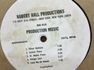 LIBRARY Production Music LP Robert Hall Productions RH-212/213 Beats Moog Funk