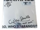 The Damned So Who's Paranoid? Lp Rare Reflective Cover Clear Wax No 41 . Clash