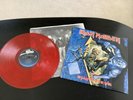 IRON MAIDEN -NO PRAYER FOR THE DYING-  RARE FIRST PRESS LP RED VINYL UK 1990