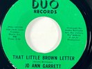 JO ANN GARRETT That Little Brown Letter Duo Crossover Northern Soul VG++ 45 HEAR