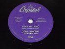 GENE VINCENT Wear My Ring / Lotta Lovin' 1957 Rockabilly Capitol 3763 78 rpm