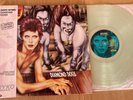 DAVID BOWIE -DIAMOND DOGS - OOP LIM ED USA  CLEAR LP + OBI - RYKO RALP 0137-2