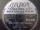Jerry Lee Lewis 78 RPM High School Confidential Fools Like Me HLS.8780 Vinyl