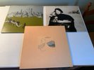 Joni Mitchell 3 vinyl LP lot-Hejira-Court and Spark- The Hissing Of Summer Lawns