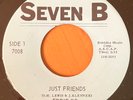 EDDIE BO  Just Friends / Fence of Love  SEVEN B R&B 45RPM  RARE NM-