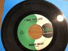 MICKEY GILLEY 45 Valley Of Tears / Need Your Love HOUSTON TEXAS ROCKABILLY SABRA