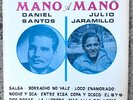 JULIO JARAMILLO Y DANIEL SANTOS MANO A MANO LP LATIN VINYL RECORD VG+