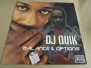 DJ QUIK Balance & Options 2XLP Used  2000 Arista Records PROMO STAMP West Coast