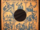 1920'S VICTOR RACE RECORD SLEEVE ORIG JOHNNY DODDS, JELLY ROLL MORTON ETC